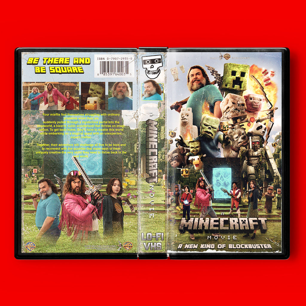 A Minecraft Movie VHS Artifact