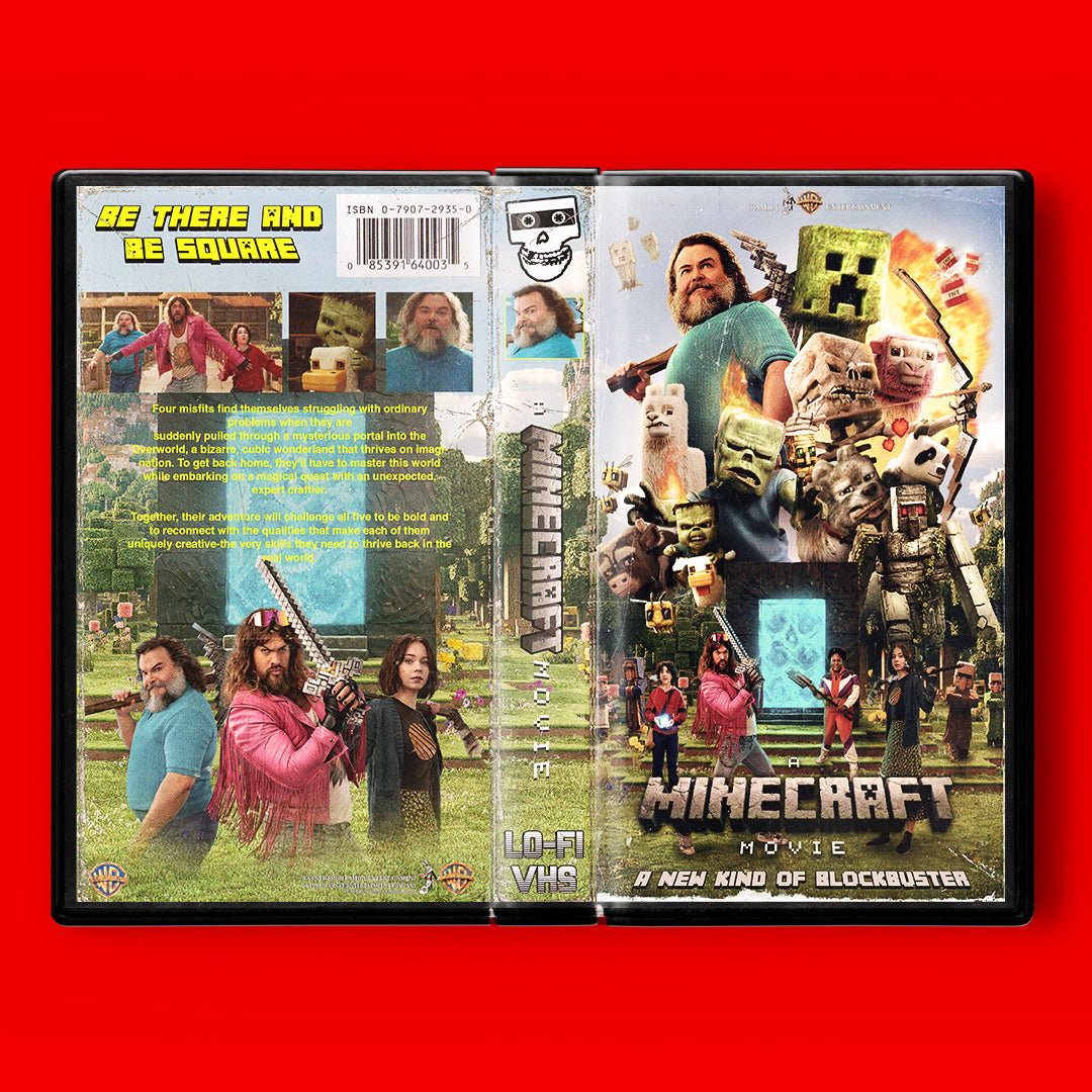 A Minecraft Movie VHS Artifact