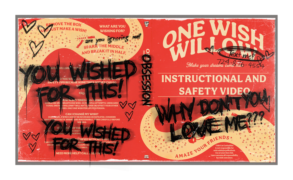 Obsession Replacement Blu Ray Case & Artwork