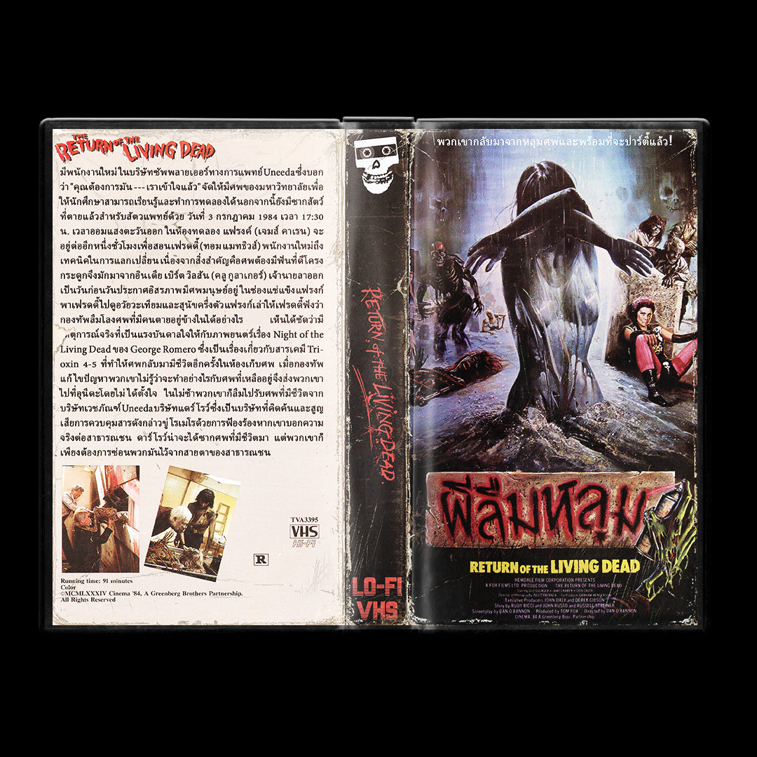 Return Of The Living Dead VHS Artifact