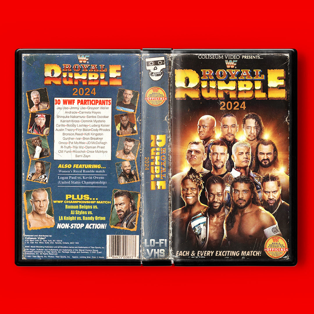 Royal Rumble 2024 VHS Artifact