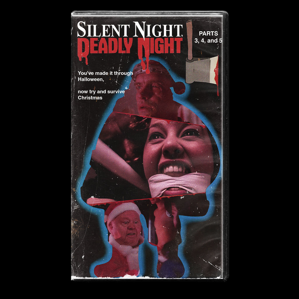 Silent Night Deadly Night Triple Feature VHS Artifact