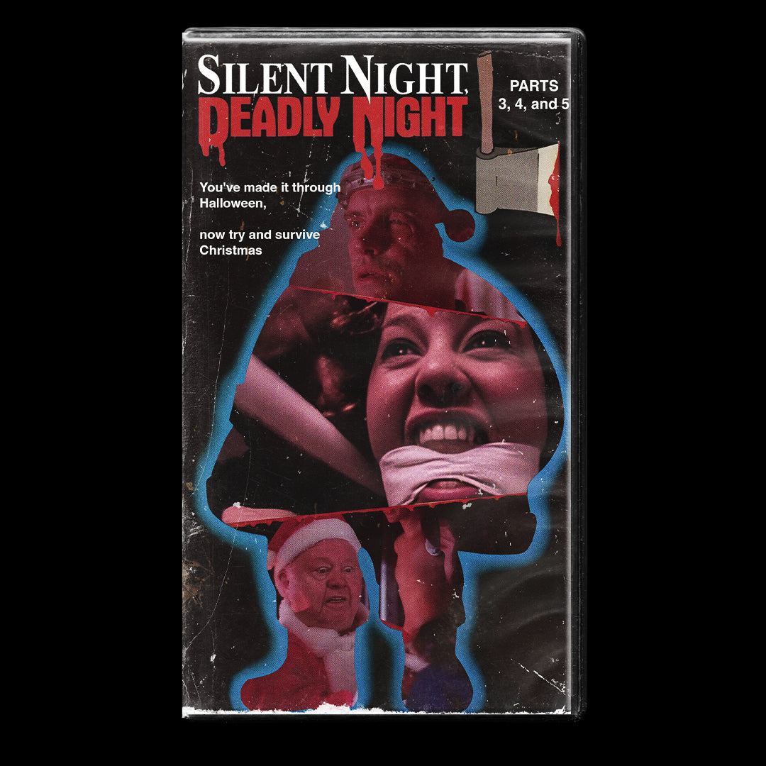 Silent Night Deadly Night Triple Feature VHS Artifact