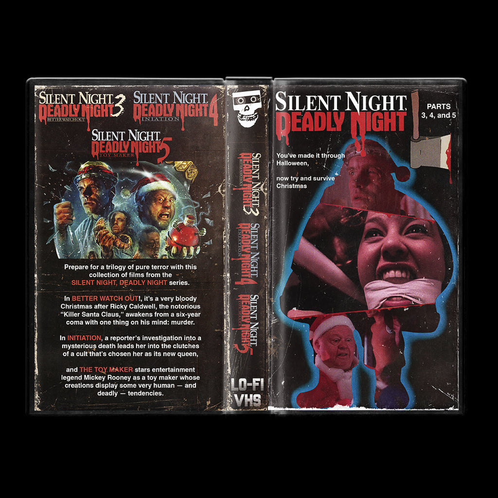 Silent Night Deadly Night Triple Feature VHS Artifact