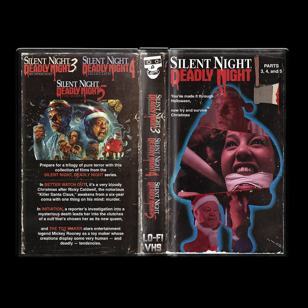 Silent Night Deadly Night Triple Feature VHS Artifact