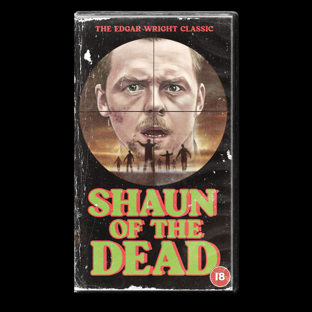 Shaun Of The Dead VHS Artifact – Tape Rot Home Video