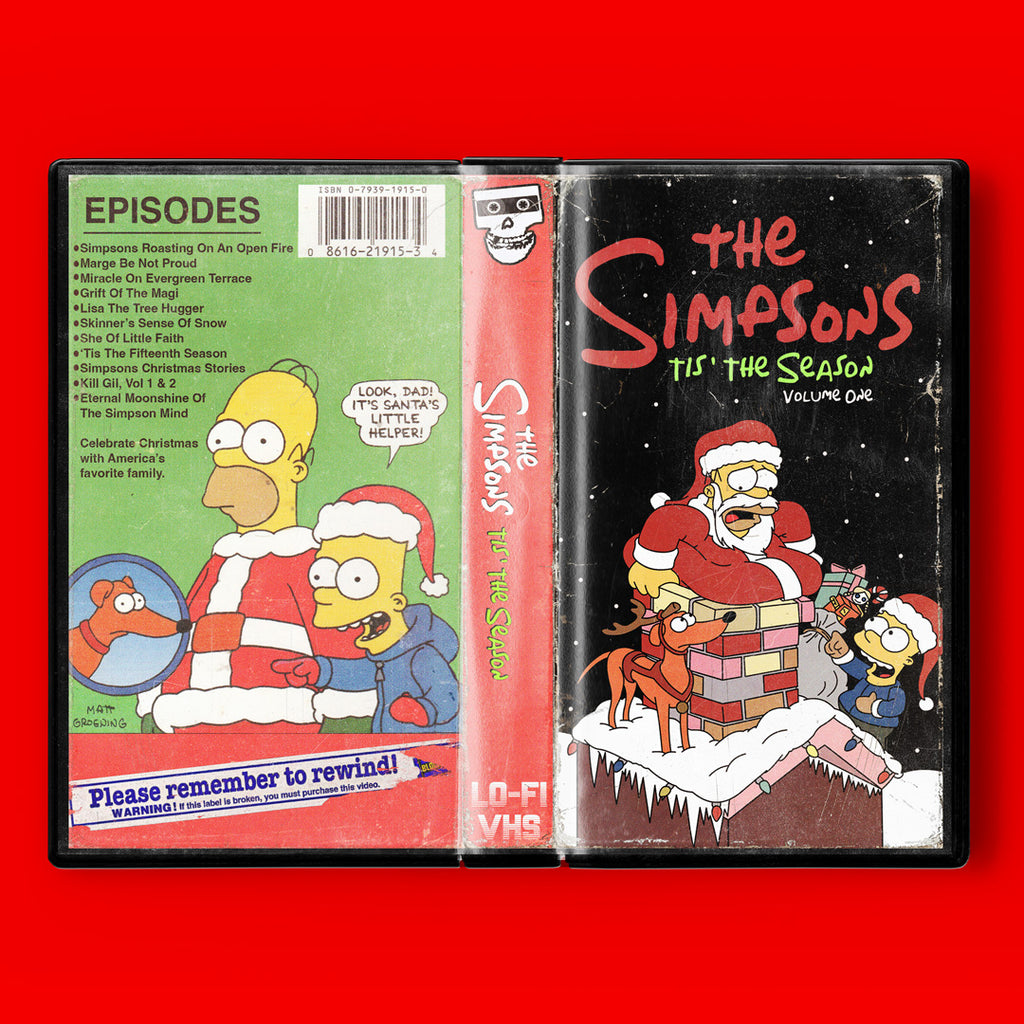 Simpson's Tis' The Season Vol.1 VHS Artifact