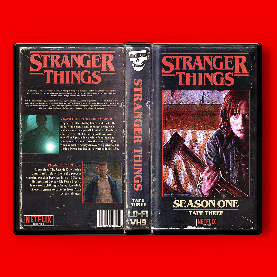 Stranger Things Season One Tape Three VHS Artifact