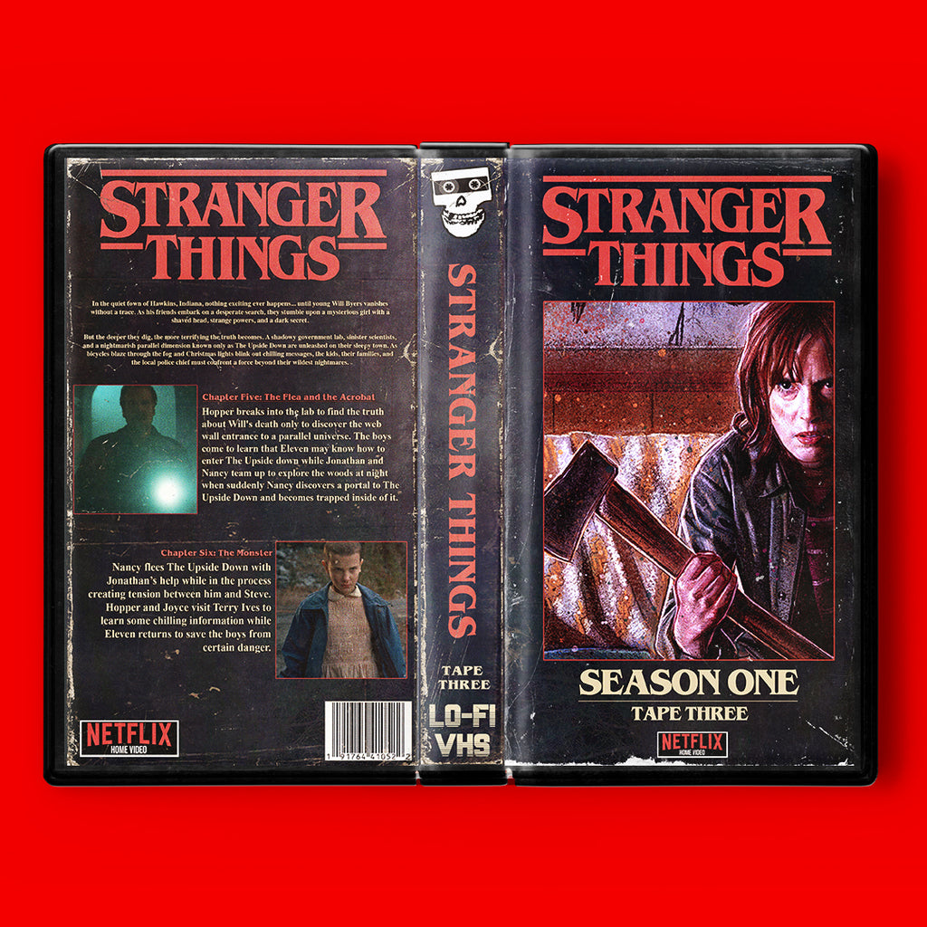 Stranger Things Season One Set VHS Artifact