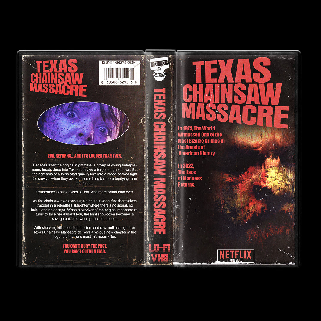 Texas Chainsaw Massacre 2022 VHS Artifact