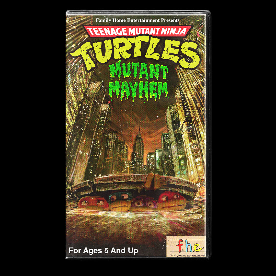 Teenage Mutant Ninja Turtles Mutant Mayhem VHS Artifact