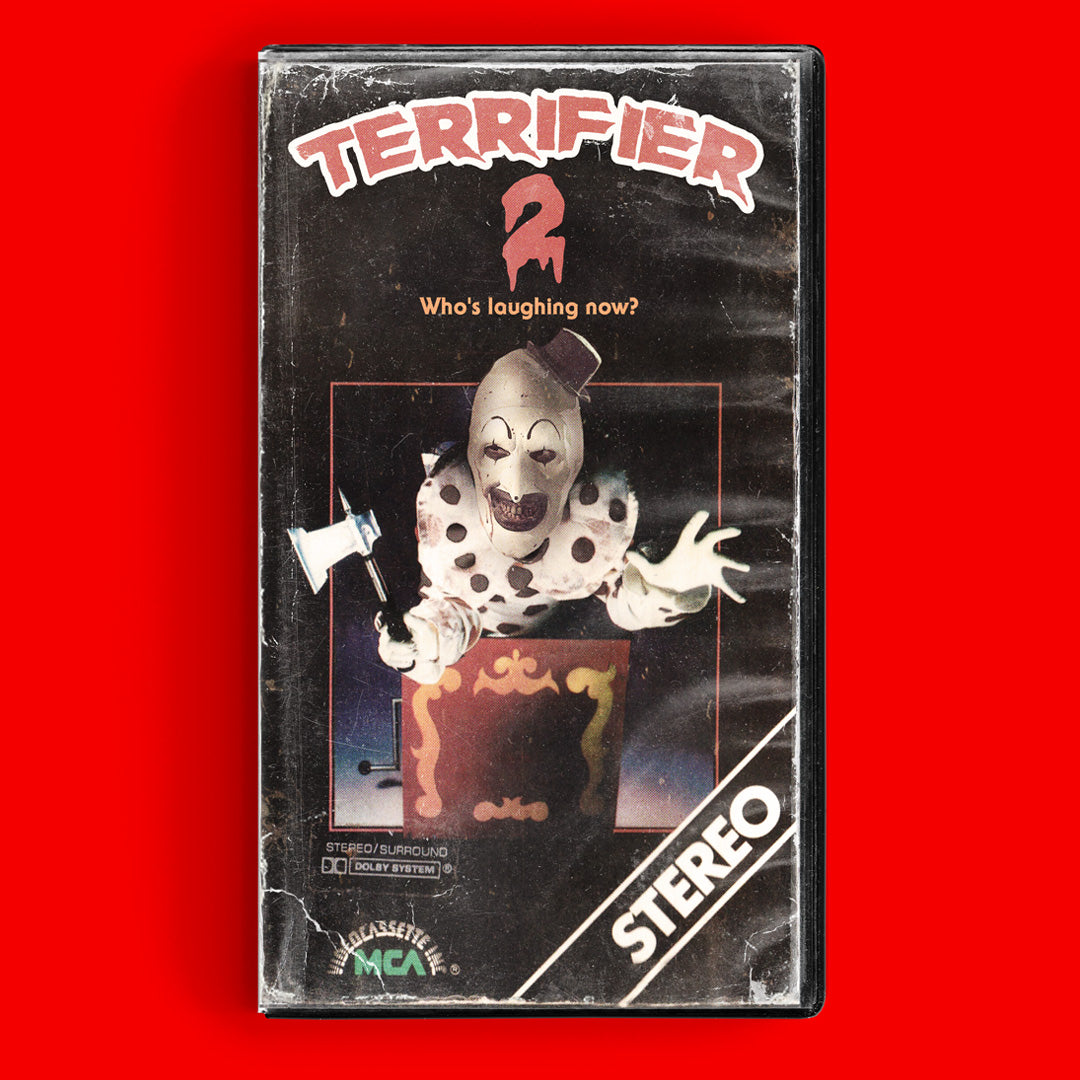 Terrifier 2 VHS Artifact – Tape Rot Home Video