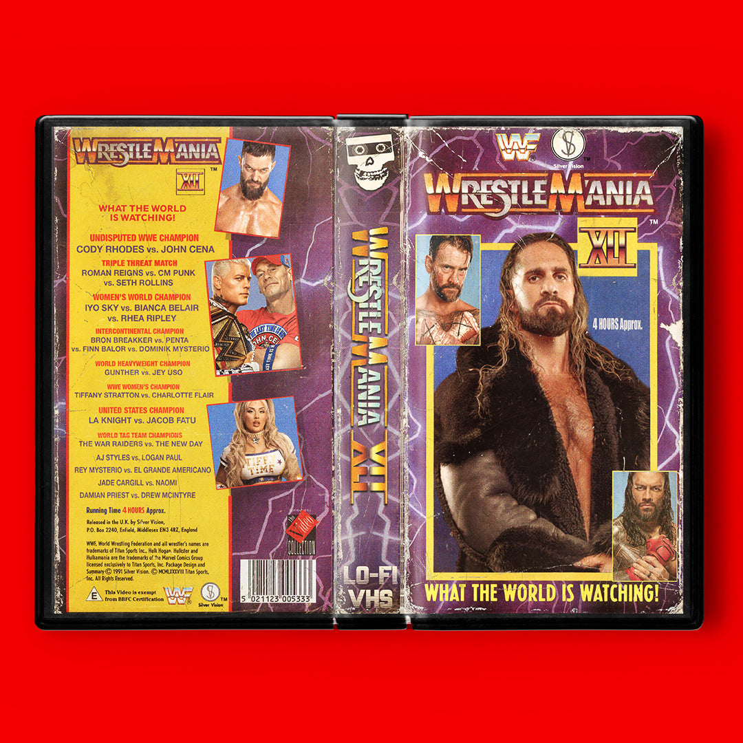 Wrestlemania 2025 Night Two VHS Artifact