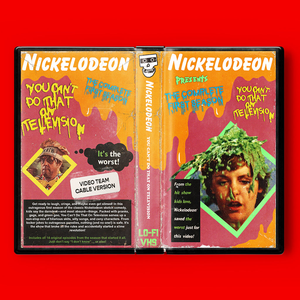 You Can't Do That On Television Seasons 1 & 2 VHS Artifact