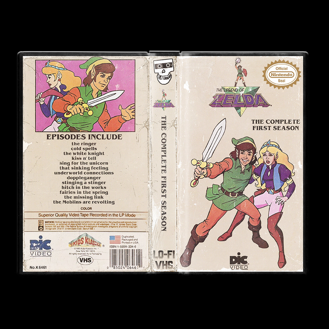 The Legend Of Zelda Season One VHS Artifact